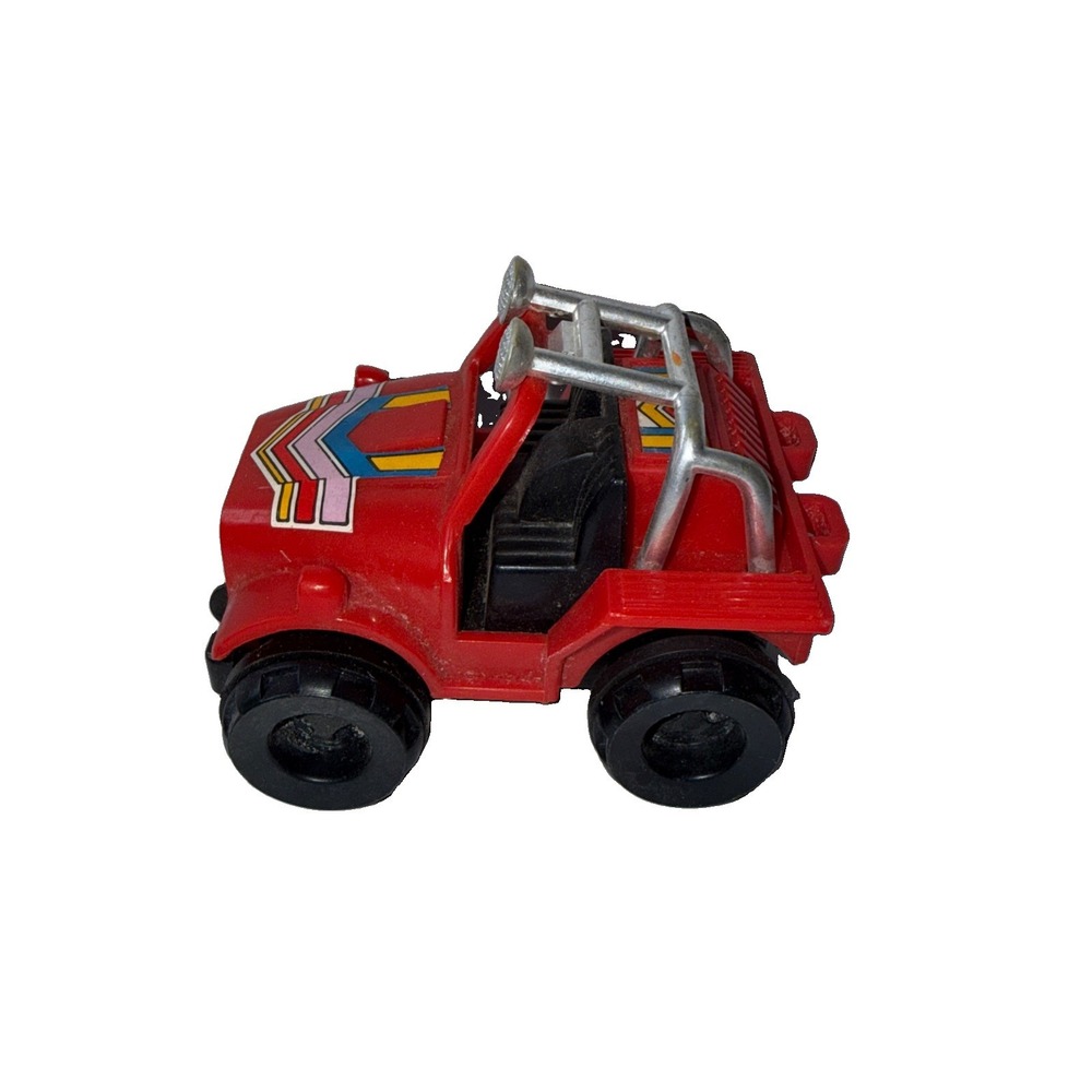 Vintage FE Friction Toy Red‎ Jeep Buggy Made In Hong Kong